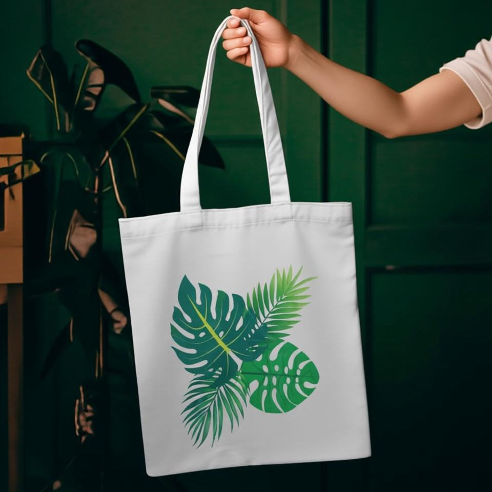 Tropical Greenery Tote Bag