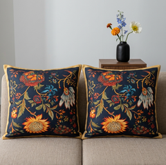 Midnight Botanical Cushion Cover Pack of 2
